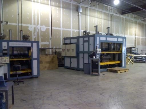 plastic fabrication area